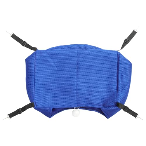 Happyyami Katze Hängematte haustierbett pet Bed Kleintierhängematte katzenbetten katzenhöhlen hängend Schwelle Käfig Wurf Hängebett für Katze Schlafnest für Katze Dickes Sandwich-Netz Blue von Happyyami