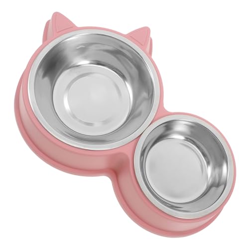 Happyyami Abnehmbare Futternäpfe Aus Edelstahl für Katzen Eleganter Ständer für bis Große Haustiere Mousse von Happyyami