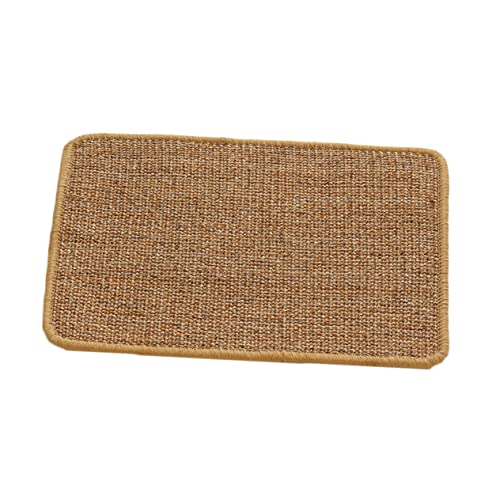 Happyyami Katzenkratzer Sisal Scratcher Katze Schleifen Krallen Spielzeug sisal kratzbrett Katze kratzmatte Spielzeuge Jute-Teppich Haustierzubehör Kratzmatte für Katzen natürlich Schleifpad von Happyyami