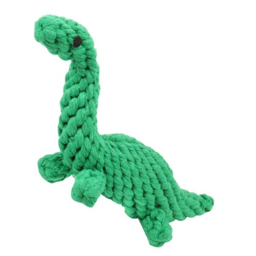 Happyyami Kauspielzeug Für Hunde Robustes Baumwollseilspielzeug Für Welpen Und Große Hunde Interaktives Dinosaurier Design Zur Zahnpflege Und Trainingsspielzeug Langlebig Und Sicher von Happyyami