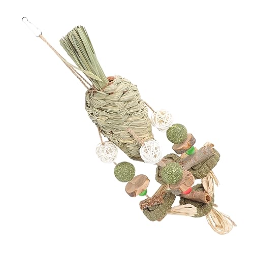 Happyyami Kauspielzeug für Haustiere Kauspielzeug für Meerschweinchen Tiere, die Spielzeug kauen Hasen Spielzeug kaninchenspielzeuge Rabbit Toys Gewebte Kauspielzeuge Gewebte Beißspielzeuge von Happyyami