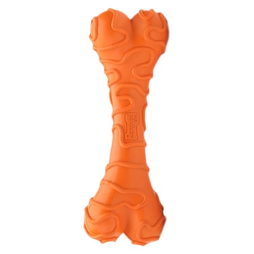 Happyyami Kauspielzeug für Hunde Interactive Toys for Dogs Joule Plüsch Zahnbürste Kauen tragbares molares Fasan Backenzahnspielzeug aus Gummi für Hunde Welpenspielzeug Orange von Happyyami