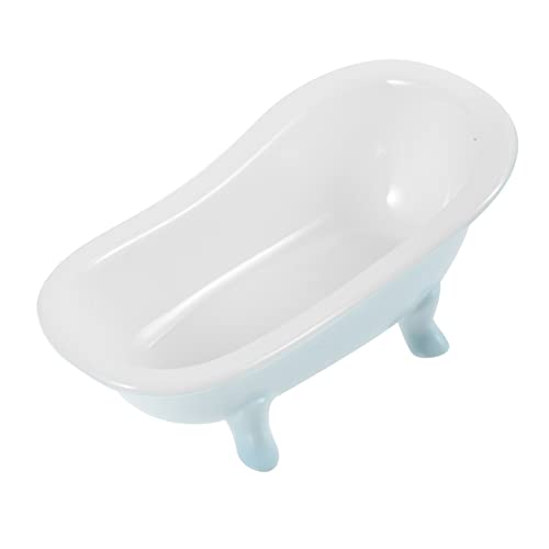 Happyyami Keramische Hamster Badewanne Kleintier Sandbad Mit Mattem Blauen Design Ideal Für Hamster Und Chinchillas Haustier Badewanne Für EIN Sauberes Und Hygienisches Zuhause von Happyyami