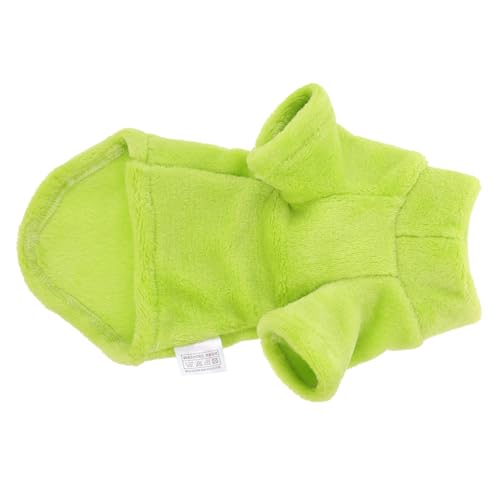 Happyyami Kleidung Für Haustiere Winddichte Katzenkleidung Warme Katzenkleidung Winterkostüm Für Haustiere Haustier Katze Kostüm Plüschige Katzenkleidung Katze Wintermantel Samt Light Green von Happyyami