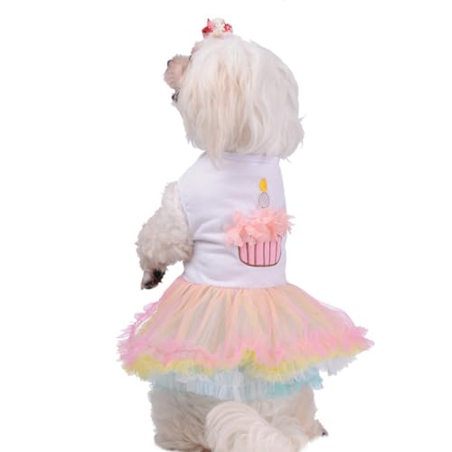 Happyyami Kleidung für Haustiere hundekleidung hundebekleidung Haustierkleidung Dog Clothes hundekleider Hundemäntel mittel Hund züchten Puffer Dackel Welpenrock Haustiere Rock von Happyyami