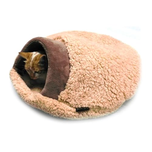 Happyyami Katzenbett kleines hundebett Katze Schlafsack Bett für kleine Hunde Hundebett für Welpen Hundebetten Haustierzubehör Katzenhaus Sommer Matte Kätzchen Haustierbett von Happyyami