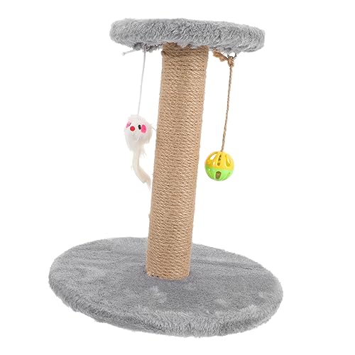 Happyyami Kratzbaum Für Katzen Aus Sisal Katzenkratzer Krallenkratzer Für Katzen Kätzchen Spielzeug Dekorativer Katzenkratzbaum Kletterbaum Für Katzen Kratzfest Brett Greifen Massivholz von Happyyami