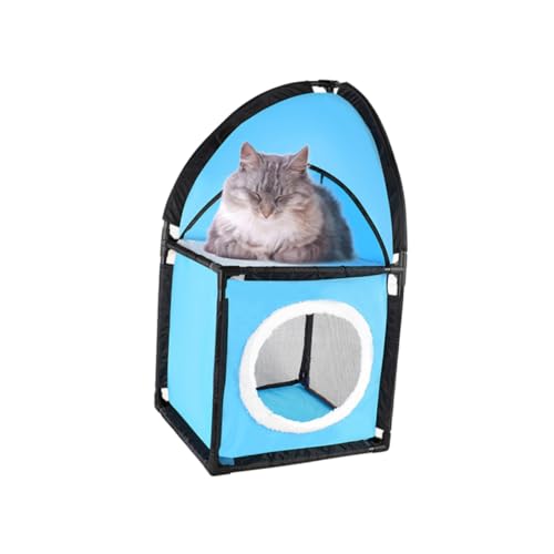 Happyyami Kratzbaummöbel Kratzbaum Für Kratzbäume Katze Hochbett Schuhschutz Posthaus Für Katzen Katzenstreu Katzenbaum Haustiere Bett Katzenkratzer Haustierbetten Katzenspielzeug Abnehmbar von Happyyami