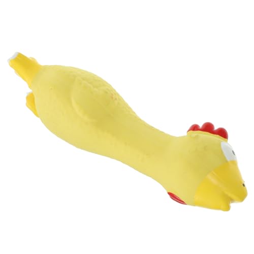 Happyyami Latex Spielzeug knete Spielzeug kauspielzeug Dog Toys Beißspielzeug für Welpen kleines hundespielzeug Quietschspielzeug für Hunde in Hühnerform Hundespielzeug quietscht Emulsion von Happyyami