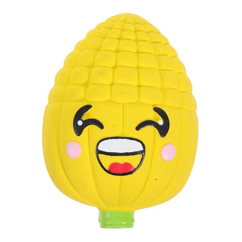 Happyyami Latexspielzeug für Haustiere kauspielzeug gemüse Haustier Quietschspielzeug pflanzliches Hundespielzeug Haustiere, Hunde Emulsion Yellow von Happyyami