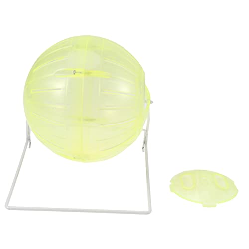 Happyyami Miniball Für Haustiere Kleines Haustier Herumlaufen Hamsterzubehör Igelrad Hamster Auto Großer Hamster Mäuse Joggen Auf Hamster Rennen Gerbil Chinchilla Spielzeug Yellow von Happyyami