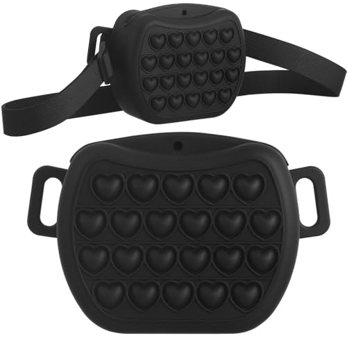 Happyyami Packung hundefutter Trainingsleckerlis für Hundewelpen Hundeschermaschinen Spender Wurf Hundesnacktasche Hundesnack Beutel Kleiner Beutel Leckerlibeutel für Hunde Kieselgel Black von Happyyami