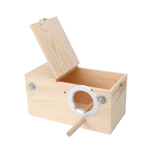 Happyyami Papageienzuchtbox Vogelhaus Wellensittichkäfig Boxen Für Vögel Vogelzuchtkäfige Vögel Zur Dekoration Vogelhaus Muschelvogel Vogelvoliere Nymphensittich Das Vogelnest Aus von Happyyami