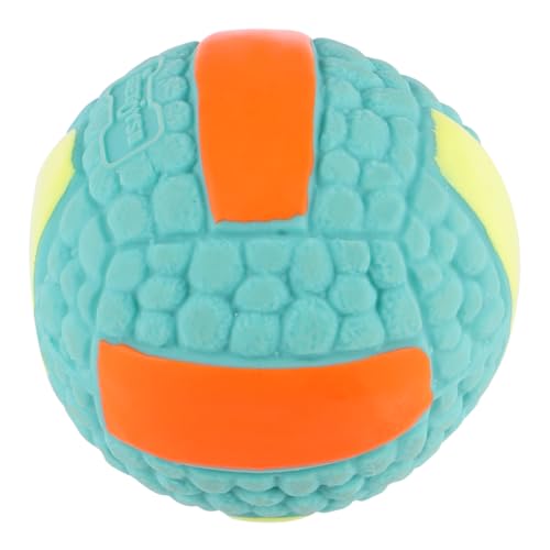 Happyyami Pet-Ball knete knetspielzeug Dogs Toys Dog Toys Zahnreinigungsspielzeug kauspielzeug chew Toy Rugbyball- Ballspielzeug für Hunde Haustier Emulsion Blue von Happyyami