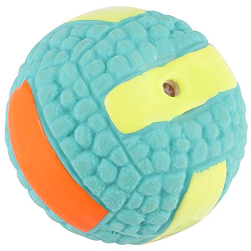 Happyyami Pet-Ball knete knetspielzeug hundeartikel kauspielzeug Gummiball Molarspielzeug Dog Toy Haustier Rugbyball- Ballspielzeug für Hunde Emulsion Blue von Happyyami