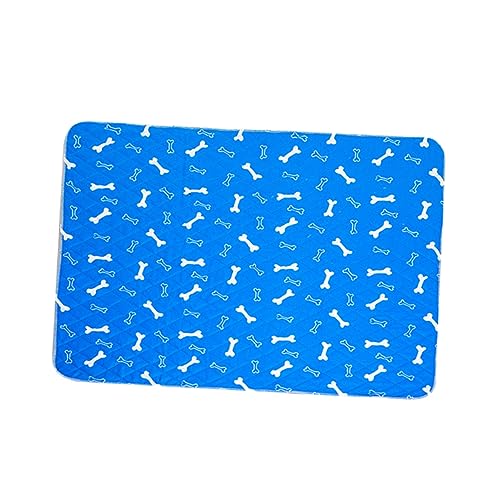 Happyyami Pet Pee Pads Extra Große PIPI-Pads Für Hunde Haustiertraining Töpfchenmatte Für Haustiere -PIPI-Pads Wiederverwendbare Pads Für Haustiere Hundeunterlage Waschbar Blue von Happyyami