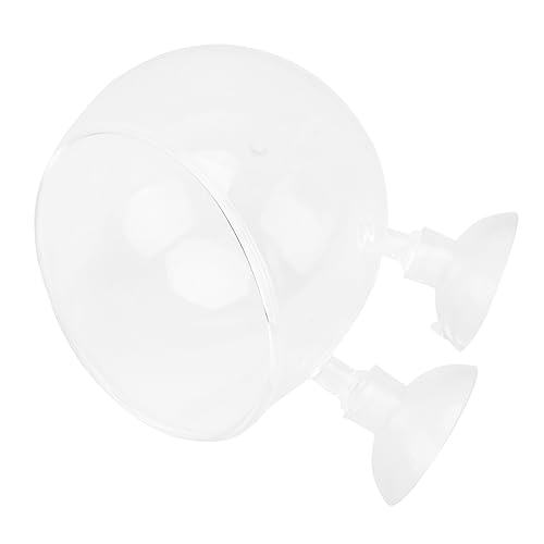 Happyyami Pflanzenbecher Aquariumdekoration Pflanzentopf bepflanzte Tankdekoration klare Pflanzentöpfe Dekorationen für Aquarien augplatte Suction Cup Plant pots wasserpflanzen fischpfannen von Happyyami