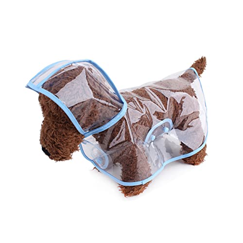 Happyyami Regenmantel Für Haustiere Regenmantel Für Hunde Haustierregenmäntel Für Hunde Leichte Jacken Klarer Poncho Hunderegenmäntel Für Medium Hunderegenmantel Klare Regenjacke Hundeponcho von Happyyami