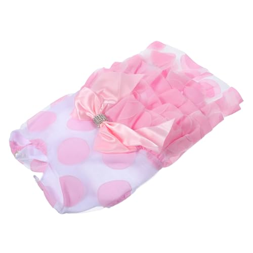 Happyyami Rock Hund Tutu Hundemantel Katzen Kostümkleid Hund Prinzessin Kleider Geburtstag des Hundes Haustier Hund Kleid Hundekleid Kleid mit Bowknot für Haustiere Tutu-Kleid für Haustiere von Happyyami