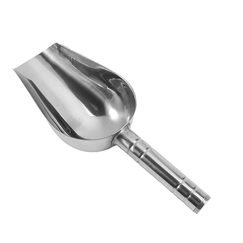 Happyyami Schaufel für Tiernahrung Dosendeckel für Hundefutter Essen 1 Tasse Messlöffel Scoop Pfote edelstahlspachtel Silve Haustier Essbares Schaufel aus Edelstahl Schaufel für Hundefutter von Happyyami