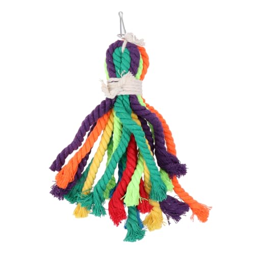 Happyyami Schnur Papagei Ziehspielzeug Vogelpapageienspielzeug Vogelspielzeug Spielzeug für Papageienkäfige Bird Toys papagei Spielzeug Papagei Kauspielzeug Vogel-Entlüftungsspielzeug von Happyyami