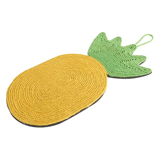 Happyyami Sisal Katzen Griff Katzentür drinnen Wohnungskatze Kratzspielzeug für Katzen Katzentürkratzer interaktives katzenspielzeug Interactive cat Toy Katzenkratzer Haustier Spielzeug Eva von Happyyami