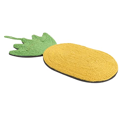 Happyyami Sisal Katzen Griff Natürliches Kratzspielzeug Katzenkratzbett Aus Wellpappe Ananas-katzenkratzer Katzenkratzmatte Aus Sisal Natürlicher Kratzbaum Katzenkratzer Kaktus Sisalseil von Happyyami