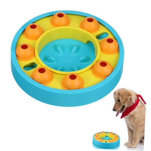 Happyyami Slow Feeder Hundespielzeug Welpen Leckerli Spender Hundespielzeug Hundetraining Slow Feeder Kunststoff von Happyyami