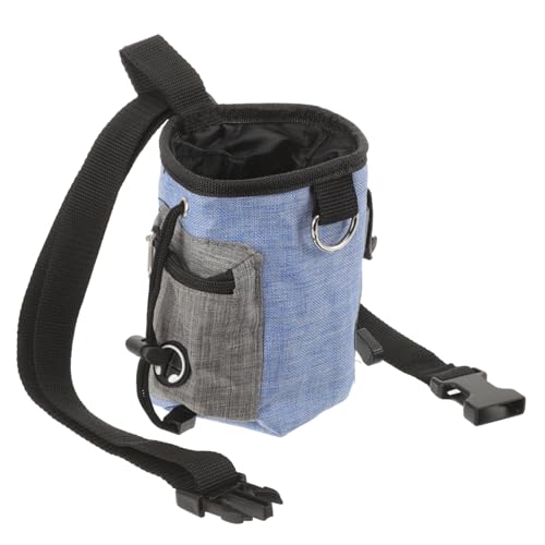 Happyyami Snackpaket für Haustiere Tasche behandeln Leckerlibeutel für das Training pet Supplies hundefutterbeutel Leckerli-Tasche für Haustiere tragbare Leckerlitasche Oxford-Stoff Sky-Blue von Happyyami