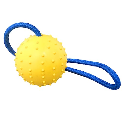 Happyyami Spielzeugball für Haustiere Bälle für kleine Hunde kauen Kauspielzeug für Welpen Kauer Interactive Dog Toys interaktives Ball für Hund Hundekaubälle natürliches Gummi von Happyyami