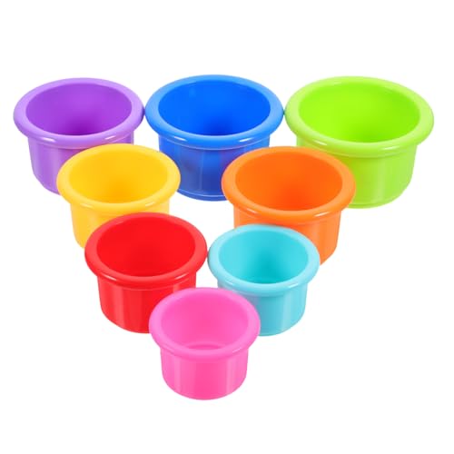 Happyyami Stapelbecher Für Kaninchen Plastik Nistspielzeug Zur Futteraufbewahrung Buntes Für Haustiere Ideal Zum Verstecken Von Snacks Für Hasen von Happyyami