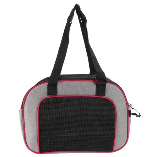 Happyyami Tasche Für Haustier Transportbox Für Haustiere Hundetaschen Katzenkiste Tasche Für Hundeleckereien Katze Badetasche Kleine Hundetasche Welpentasche Haustiertasche Rot von Happyyami