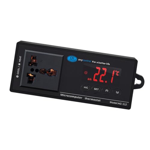 Happyyami Aquarienthermostat Thermostat Temperaturregler für Fischbecken Aquarium Schildkrötenbecken Aquarium Thermostat von Happyyami