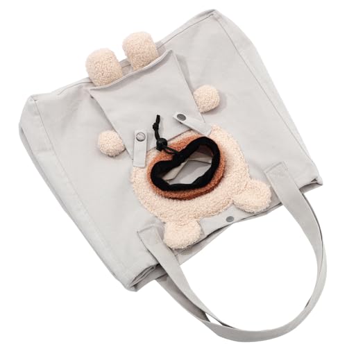 Happyyami Tragbare Haustiertasche Hundetaschen Handtasche, Umhängetasche Katze Reisen hundekäfig hundekafig katzenklo Hundeleine Tragetasche für Haustiere Katzentragetasche aus Segeltuch von Happyyami