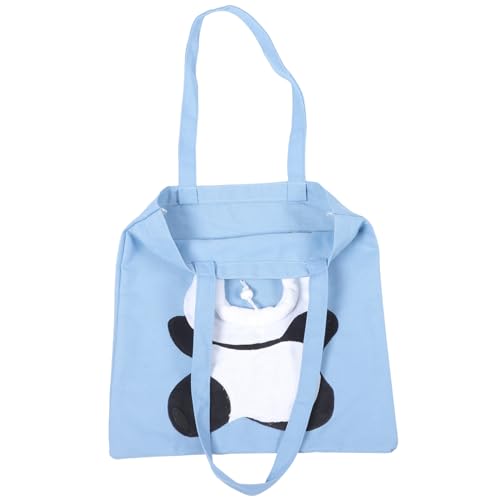 Happyyami Tragbare Haustiertasche tiertransporttasche Katzen Handtasche Katzen Tragetasche Katzentransporter Katzenzubehör Katzenträger große Transportbox für Haustiere Segeltuch Sky-Blue von Happyyami