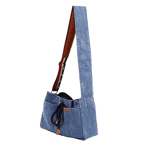 Happyyami Tragetasche Für Haustiere Outdoor-Reisetasche Freihändige Haustiertasche Kaninchen Tragetasche Haustiertasche Haustiertasche Transportbox Für Haustiere Tragetasche Für Hunde Blue von Happyyami