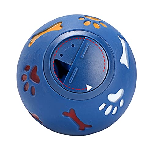 Happyyami Trainingsmaterial Puzzle Ball Behandeln Interaktiver Futterautomat Für Hunde Hundefutter Für Große Hunde Leckerli Abgebendes Hundespielzeug Kugel Zur Abgabe Von Speisen Blue von Happyyami