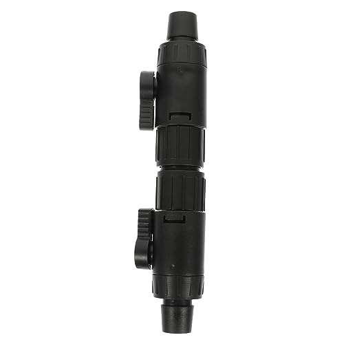 Happyyami Trennfuge Für Wasserleitungen Aquarium Filter Wasserdurchflussregler Aquarien-schnellverschlussrohr Rohrventil Für Aquarien Wasserschlauch Adapter Wasserregler Abs Black von Happyyami