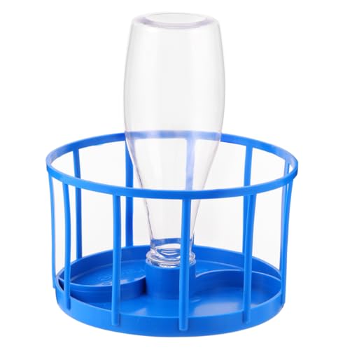 Happyyami Trinkbrunnen Für Haustiere Wasserschale Tank Krabbe Futternapf Für Schildkröten Automatischer Wasserspender Für Haustiere Gericht Reptilien Tasse Nest Taube Plastik Blue von Happyyami