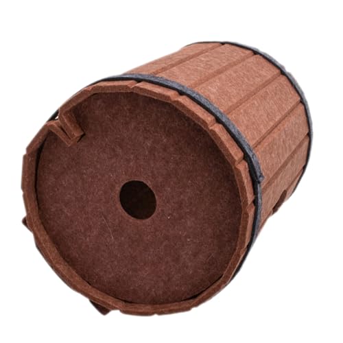 Happyyami Tür Haustierbett warmes Nest Kätzchen Höhlenbett Kätzchen Zwinger pet Bed petbett cat Furniture Haustierhaus katzenzelt Katzenhaus Katzenfilzhaus Katzennest gefühlt Brown von Happyyami