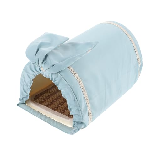 Happyyami Meerschweinchen Tunnel Bogenförmiges Versteck Für Kleintiere Hamster Schlafnest Blauer Pet Tunnel Für Kleine Haustiere Ideal Als Rückzugsort Und Für Meerschweinchen Und von Happyyami