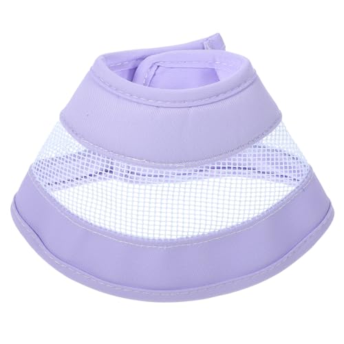 Happyyami Verbundkegelkragen Kitten katzenhalsband Hundekissen Erholungshalsband für Anti-Kratz- für Haustiere Angebot an Katzenhalsbändern PVC Lavender von Happyyami