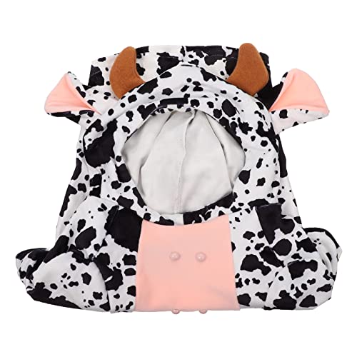 Happyyami Verwandlungskostü für Haustiere Welpenspielzeug Kuhkostü Hunde-Outfit Cowgirl Joule tierkostüme Dog Costume entzückende Haustierkleidung Haustier-Outfit Samt Weiß von Happyyami