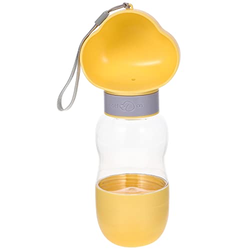 Happyyami Wasserflasche Für Hunde Tragbarer Welpen -wasserspender Mit Hundefutterbehälter Für Outdoor von Happyyami