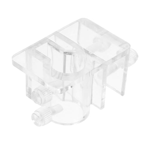 Happyyami Wasserrohrschelle Für Aquarien Aquarium-Clips Aquarienfilter Schlauchschelle Werkzeughalter Für Aquarien Befestigungsklemme Für Aquarien Aquariumhalterung Transparent Acryl von Happyyami