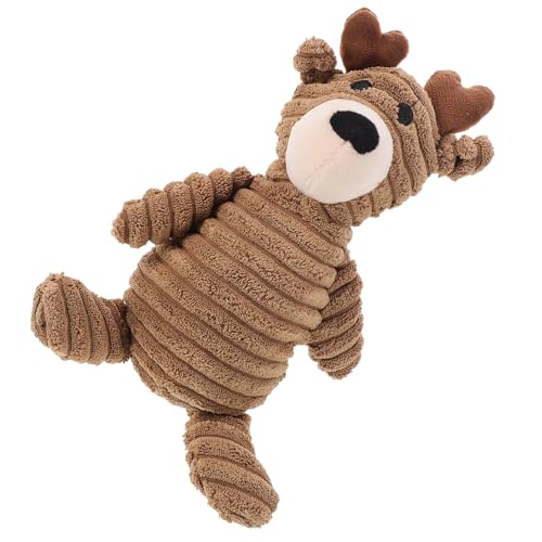 Happyyami Welpenspielzeug kleine Hunde Interactive Dog Toys Dog chew Toy Haustierbegleitspielzeug Tiere Haustierspielzeug Hunde kauen für Hunde klein Cartoon-Hundespielzeug Plüsch von Happyyami