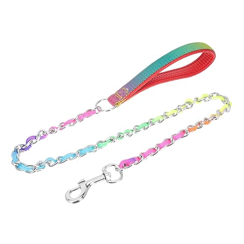 Happyyami Welpenversorgung Hundeleinen Für Große Hunde Kette Haustier Für Kleine Hunde Hundebett Einziehbare Hundeleine Kaufeste Hundeleine Hundehalsband Mittel Rostfreier Stahl von Happyyami