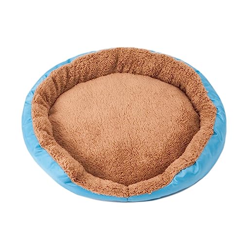 Happyyami Hundehütte Bett Weiches Plüschbett für Hunde und Katzen Rund Haustierbedarf von Happyyami