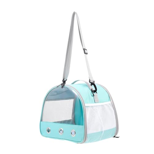 Happyyami kleine Reisetasche für Haustiere Gecko-Rucksack Tragetasche für Ratten Guinea-Träger pet Backpack meerschweinchen transportbox Hamster Rattenträger Kaninchenträger Polyester von Happyyami