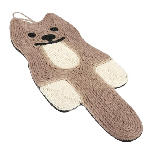 Happyyami kratzbaum für Katzen Kätzchen Kratzbrett Sisalkratzer für Katzen Katzen-Sisal-Pad sisal kratzbrett katzenkratzmatte katzenspielzeug Sisal-Schleifmatte Katzenbedarf Hanfseil Khaki von Happyyami